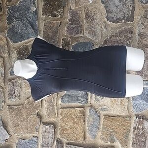 Athleta Pacifica Illume half zip tank xs black